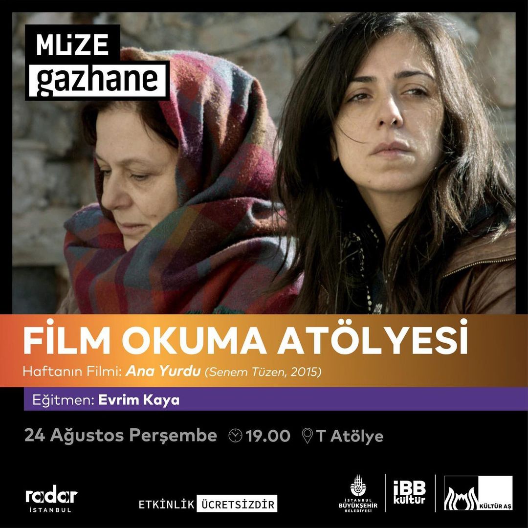 Müze Gazhane - Film Okuma Atölyesi