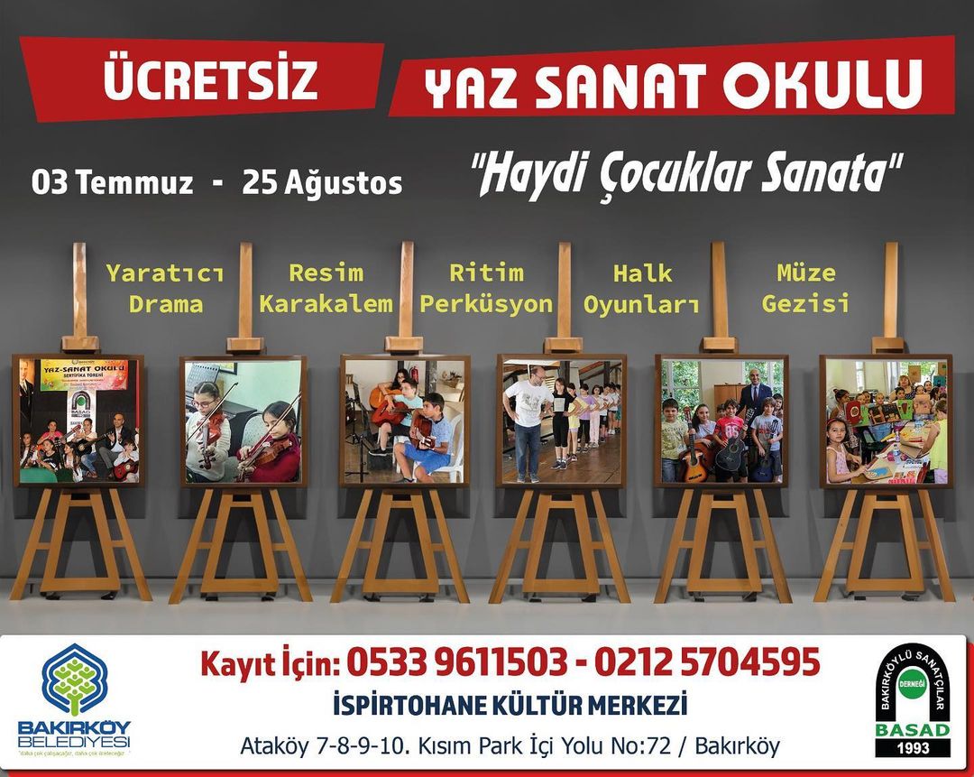 Bak?rk�y Belediyesi - Yaz Sanat Okulu