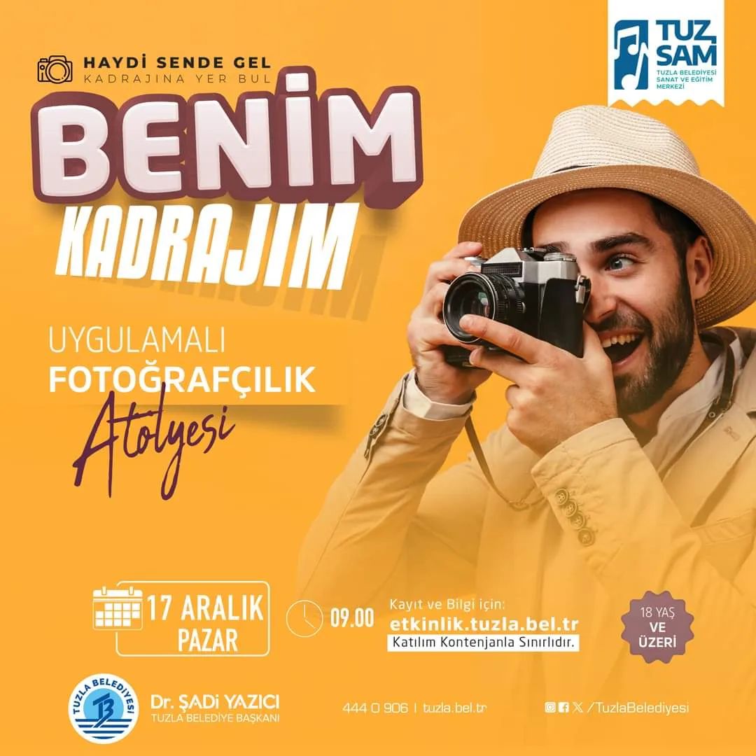 Tuzla Kültür - Uygulamalı Fotoğrafçılık Atölyesi