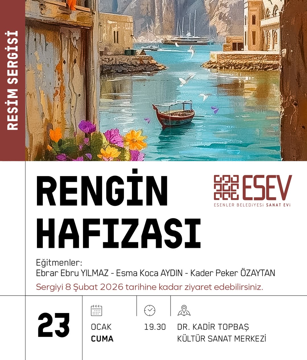Esenler Sanat Evi - Rengin Hafızası: Yağlı Boya Resim Sergisi