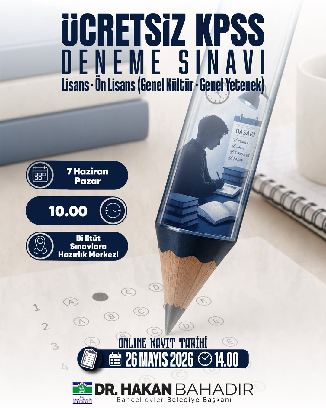 Bahçelievler Belediyesi - KPSS Deneme Sınavı