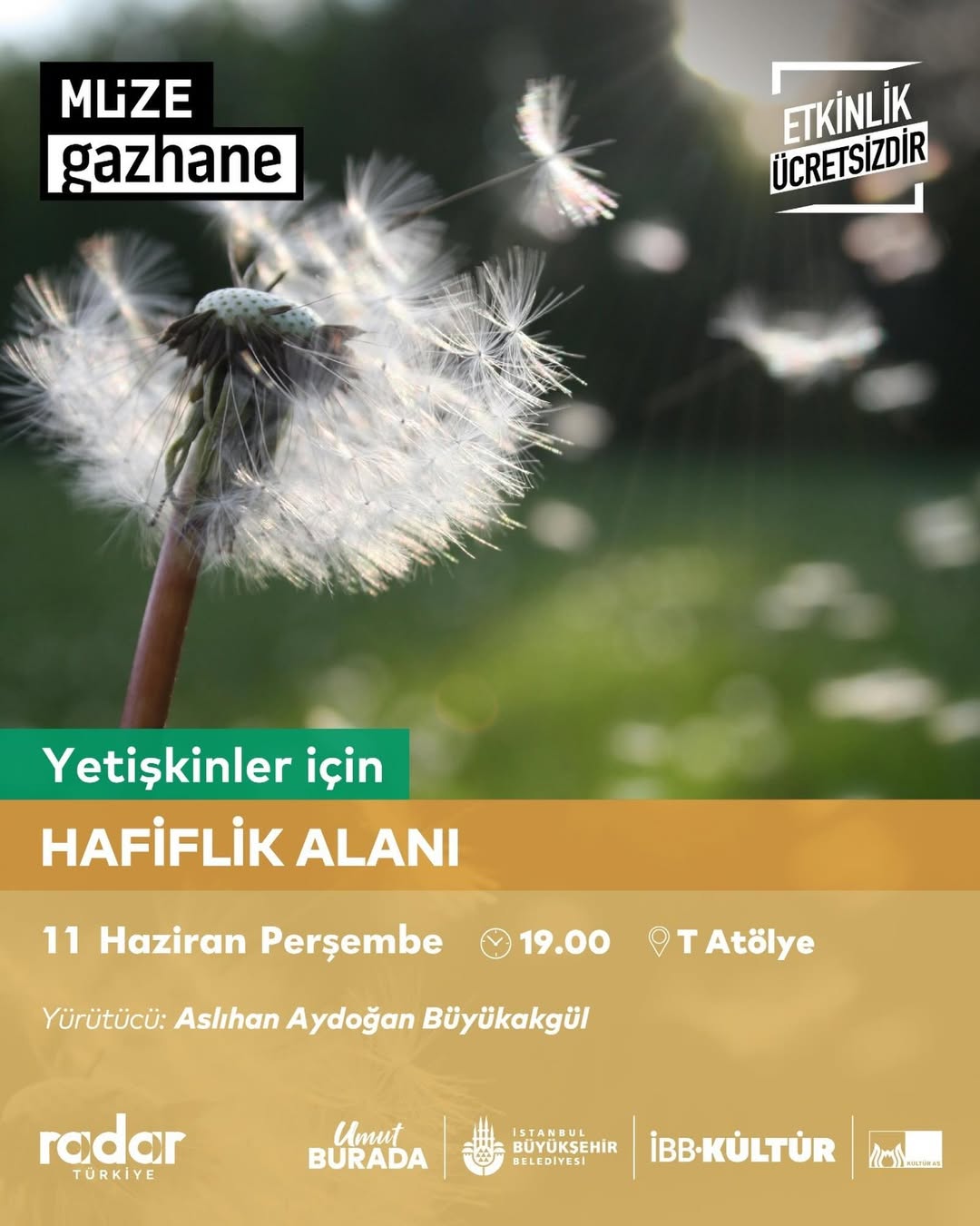 Müze Gazhane - Yetişkinler İçin Hafiflik Alanı 