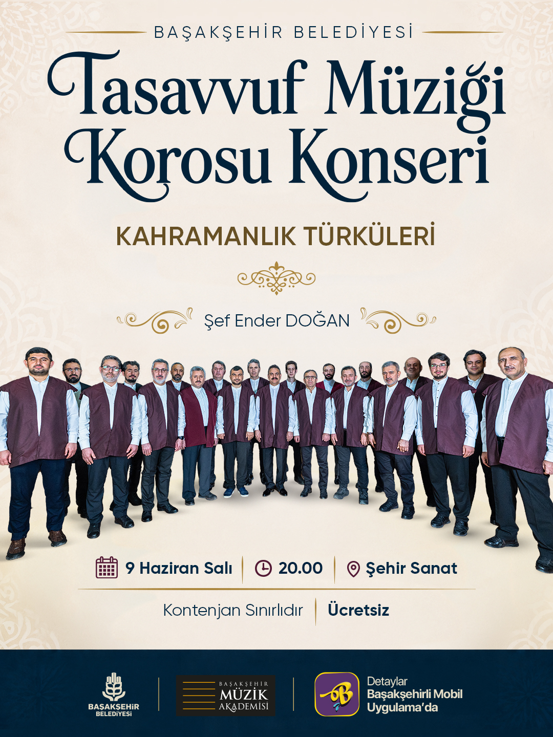 Kültür Sanat Başakşehir - Tasavvuf Müziği Konseri: Kahramanlık Türküleri