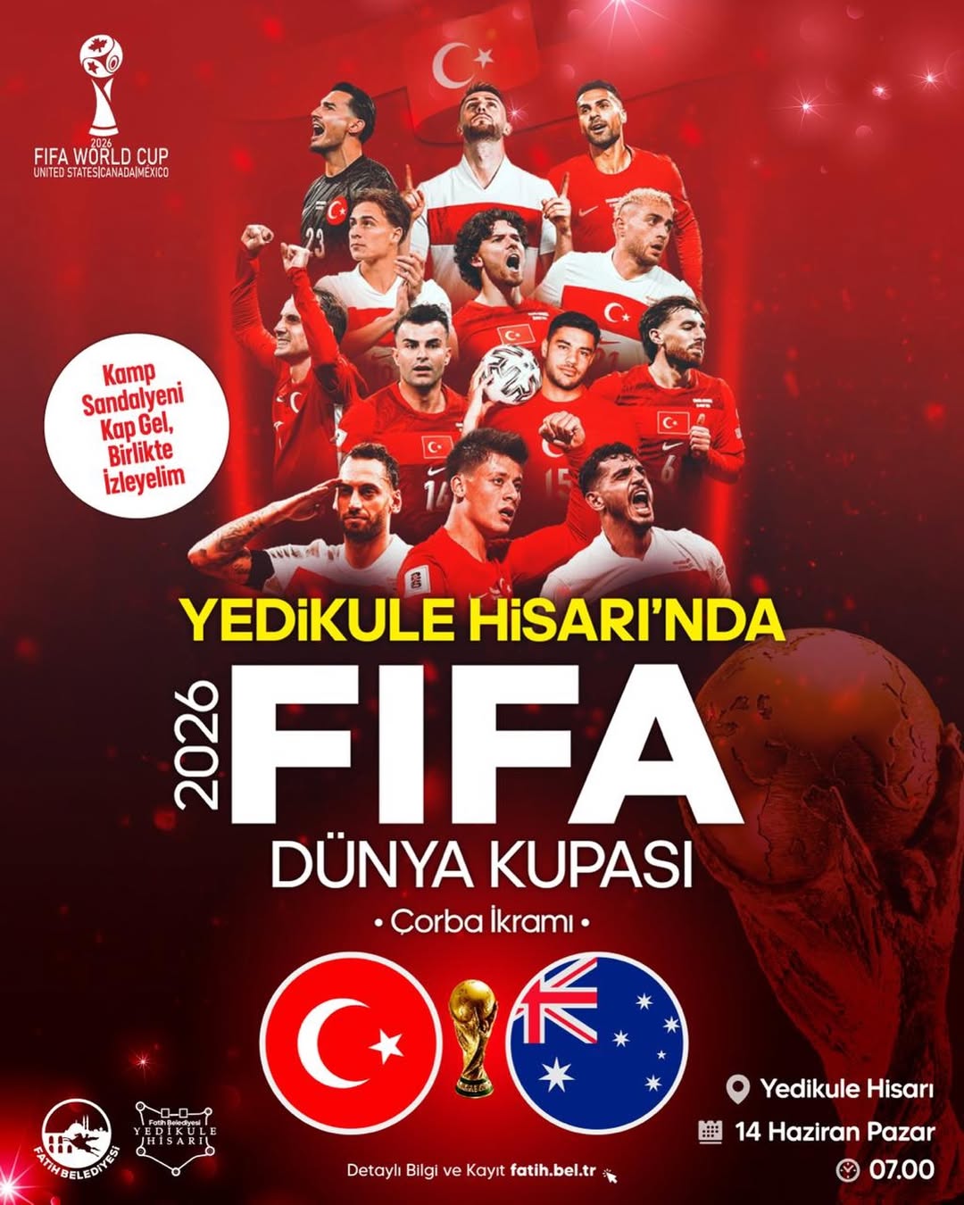 Yedikule Hisarı - Yedikule Hisarı’nda Dünya Kupası