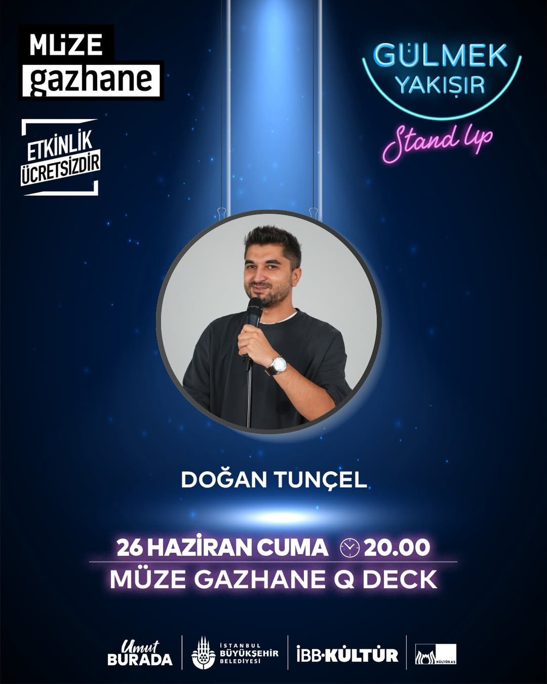 İBB Kültür -   Gülmek Yakışır Stand-Up serisi:  Doğan Tunçel