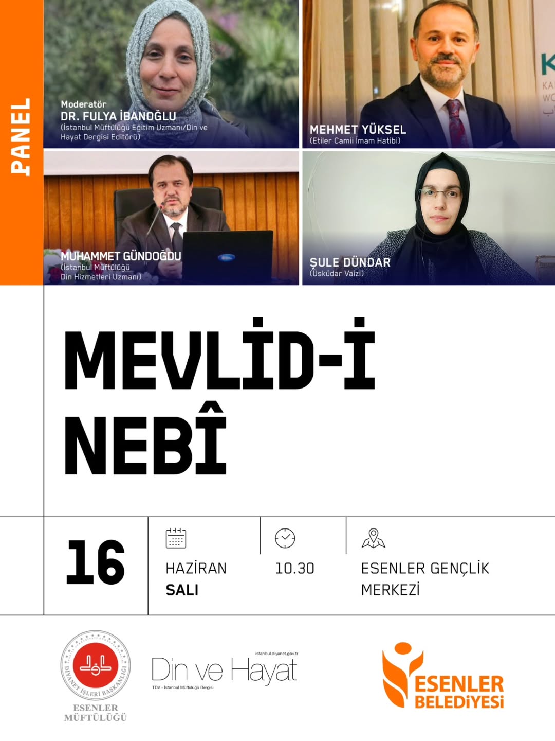 Esenler Kültür Sanat - Panel: Mevlid-i Nebi