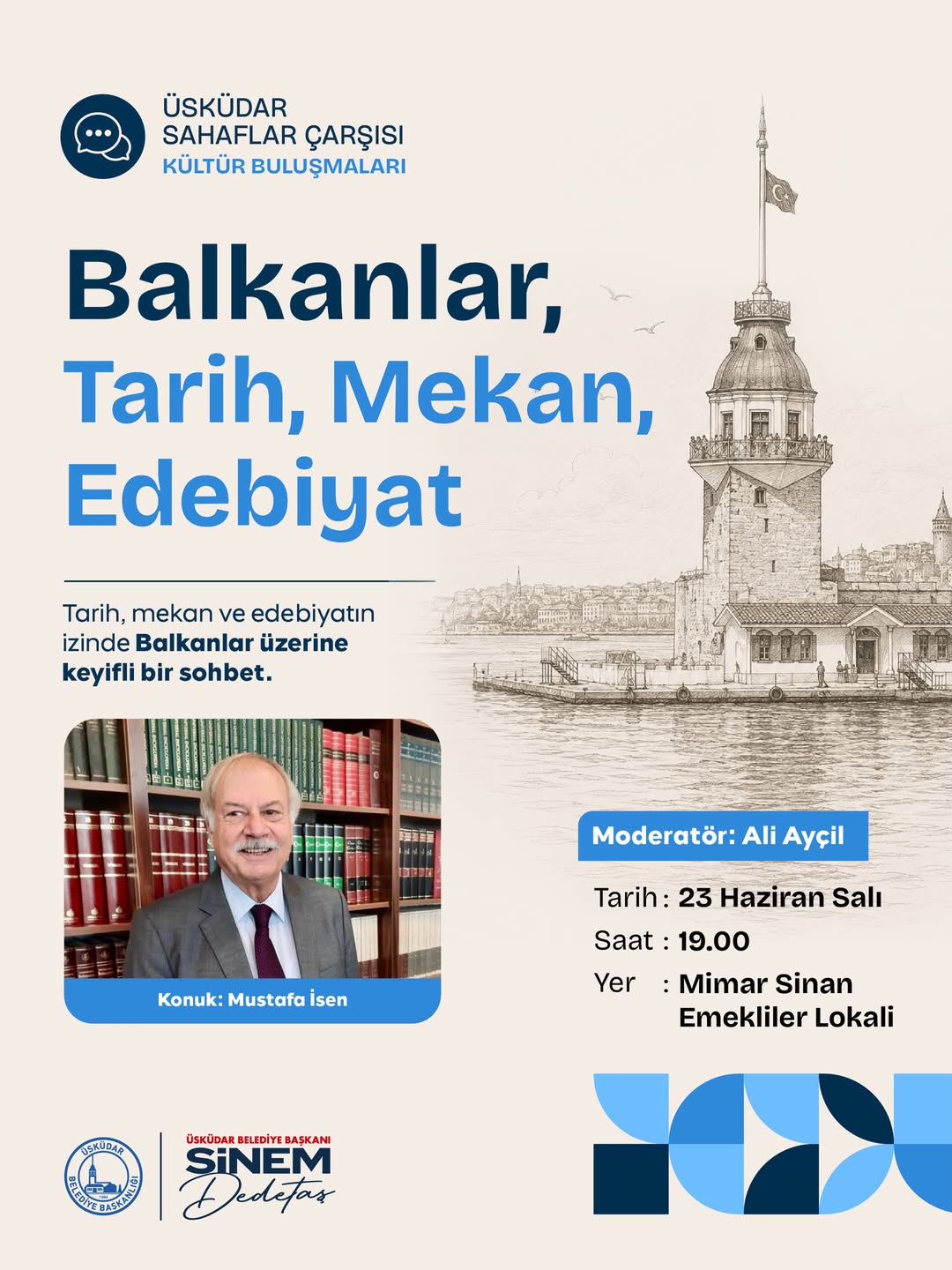Üsküdar Kültür Sanat - Üsküdar Sahaflar Çarşısı Kültür Buluşmaları: Mustafa İsen Söyleşisi: Balkanlar, Tarih, Mekan, Edebiyat 