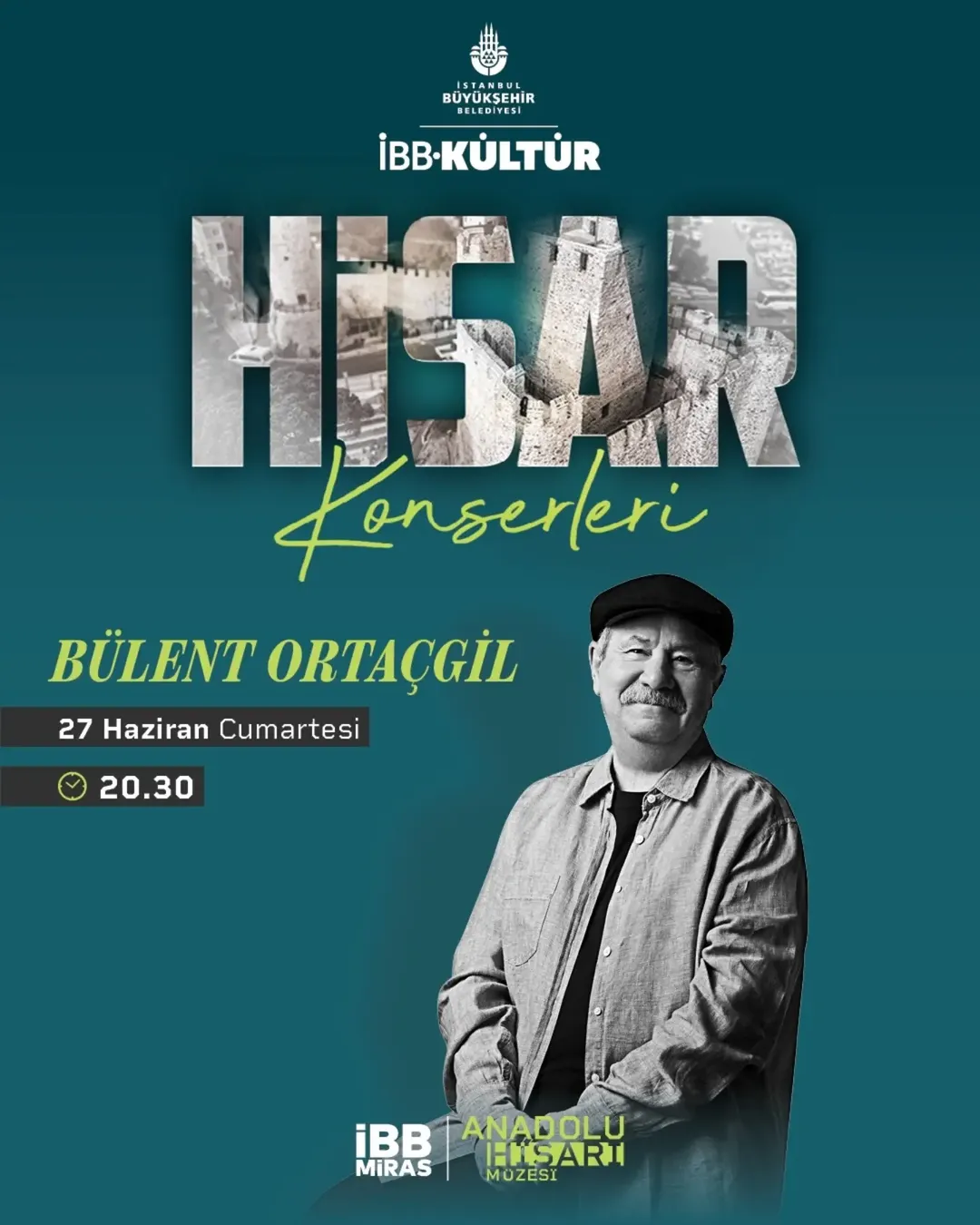 İBB Miras - Hisar Konserleri: Bülent Ortaçgil